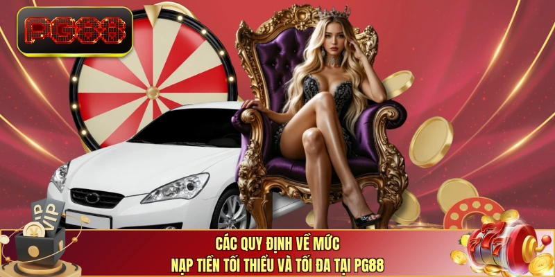 Các quy định về mức nạp tiền tối thiểu và tối đa tại PG88 