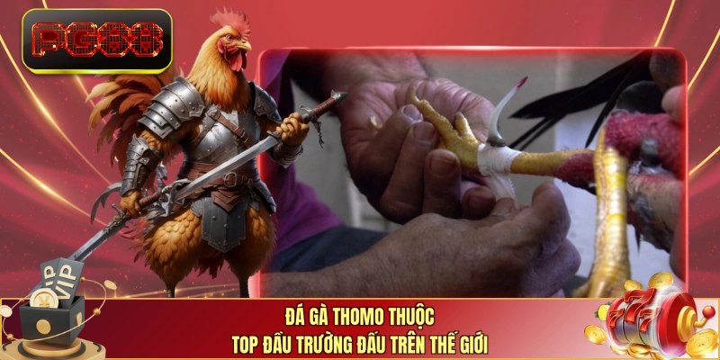 Đá gà Thomo thuộc top đầu trường đấu trên thế giới