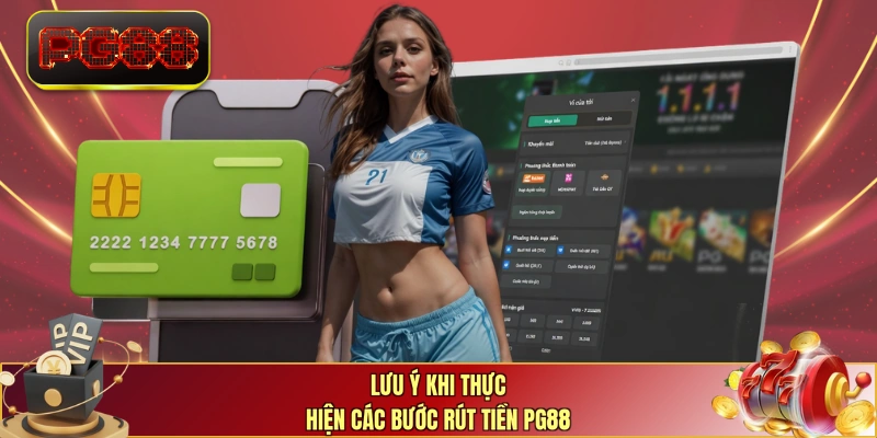 Lưu ý khi thực hiện các bước rút tiền PG88