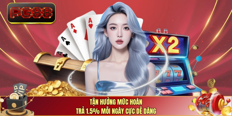 Tận hưởng mức hoàn trả 1.5% mỗi ngày cực dễ dàng